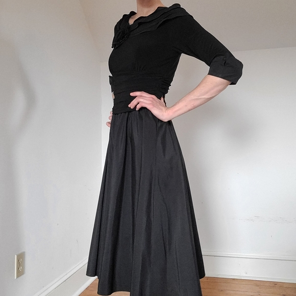 VINTAGE - Black dress - Picture 4 of 10